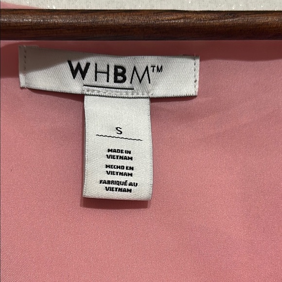 White House Black Market Pink Tank Top V-Neck - Picture 2 of 6